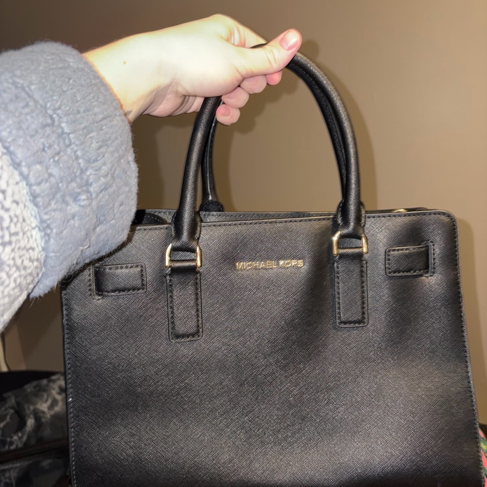 Michael Kors Black Satchel Bag